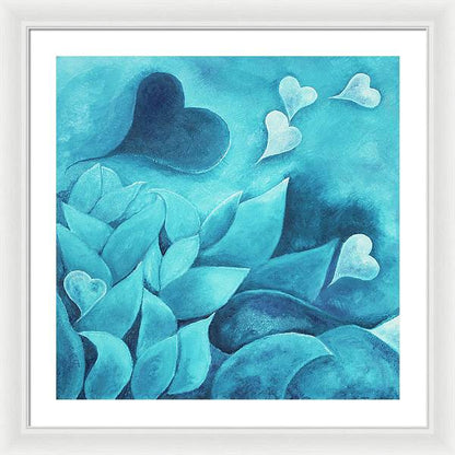 Blue Heart - Art Print