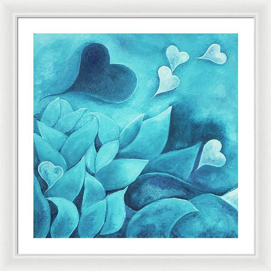 Blue Heart - Art Print