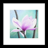 Pink Magnolia - Framed Print