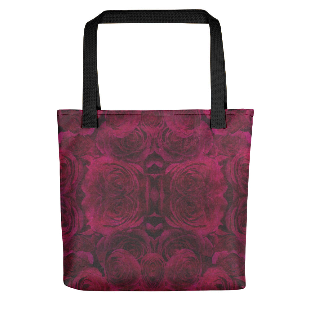 'Lost in Love' Fractal Rose Tote Bag - Original design by Natasha Hardy
