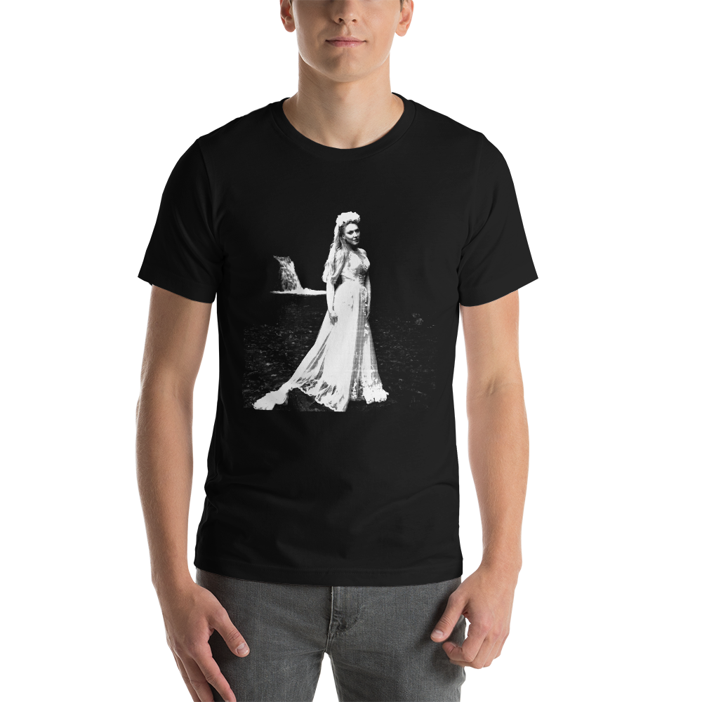 Lost In Love 'White Kiss' - Vintage Style Unisex T-shirt