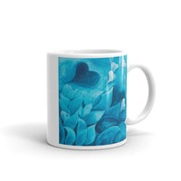 Blue Heart Glossy Mug